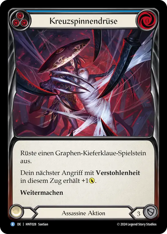Card: Orb-Weaver Spinneret (blu)