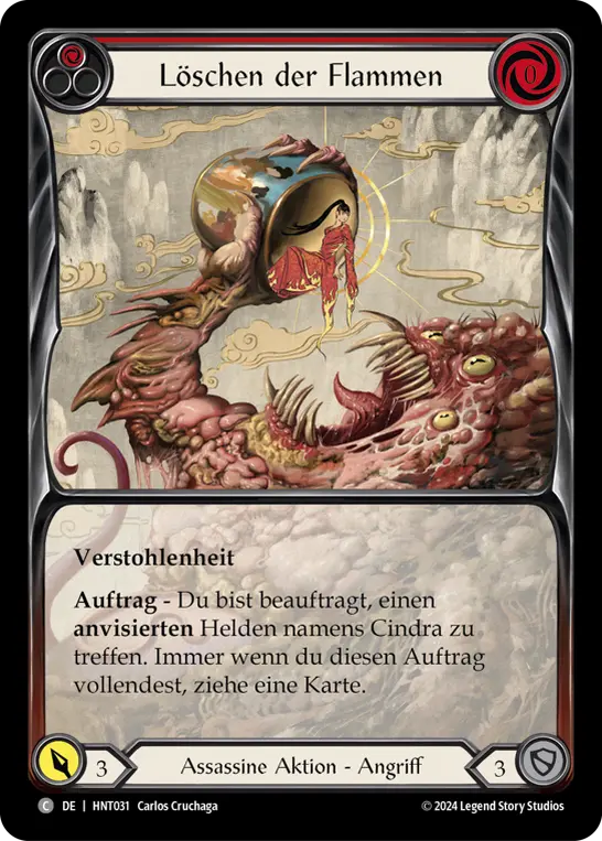 Card: Extinguish the Flames (red)