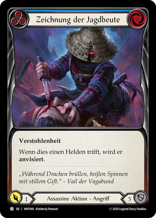 Card: Mark the Prey (blu)
