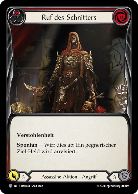 Card: Reaper's Call (red)