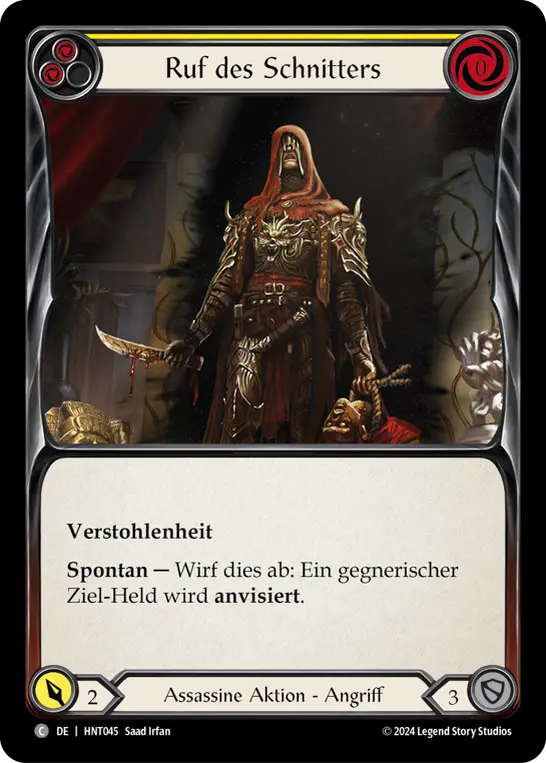 Card: Reaper's Call (yel)
