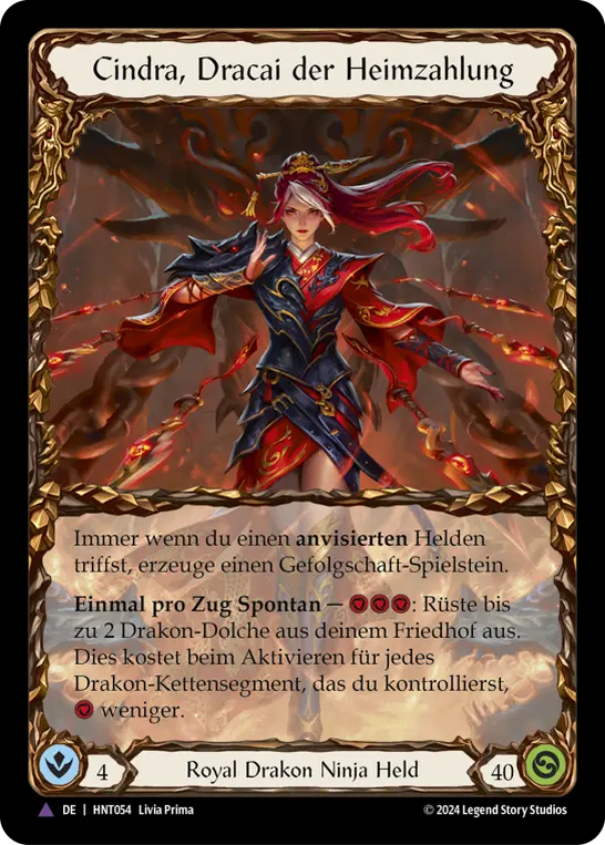 Card: Cindra, Dracai of Retribution