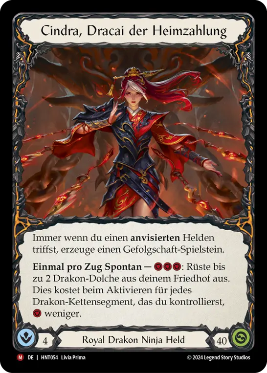 Card: Cindra, Dracai of Retribution