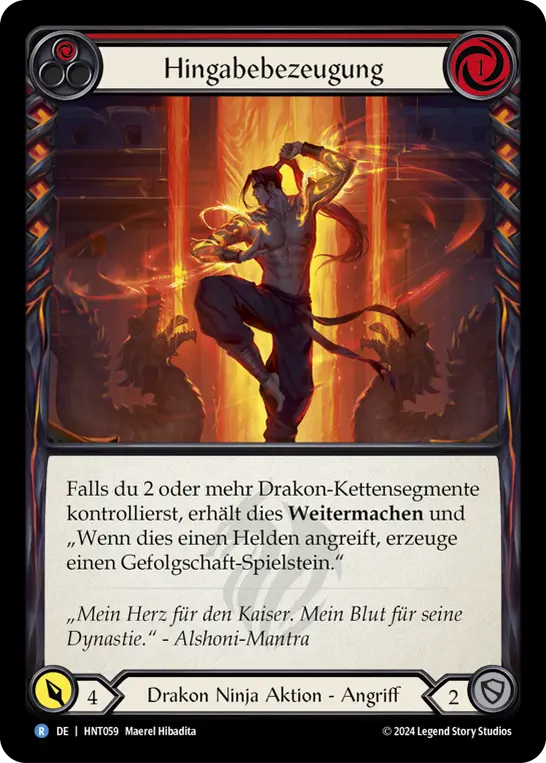 Card: Demonstrate Devotion (red)
