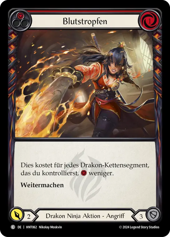 Card: Blood Drop (red)