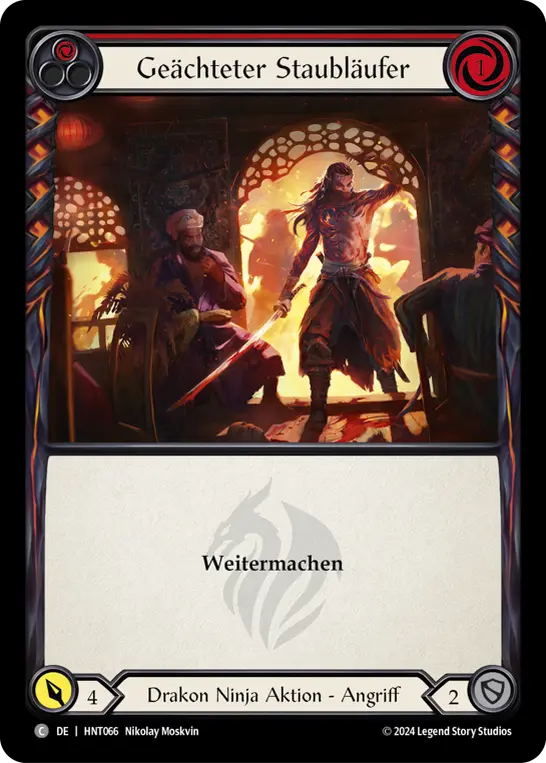 Card: Dust Runner Outlaw (red)