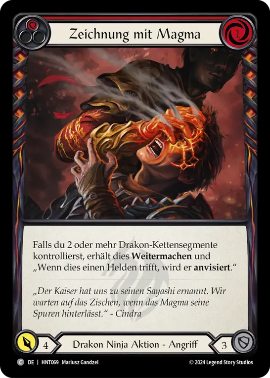 Card: Mark with Magma (red)