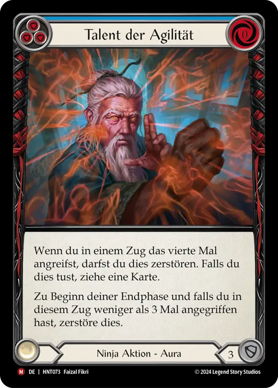 Card: Prowess of Agility (blu)