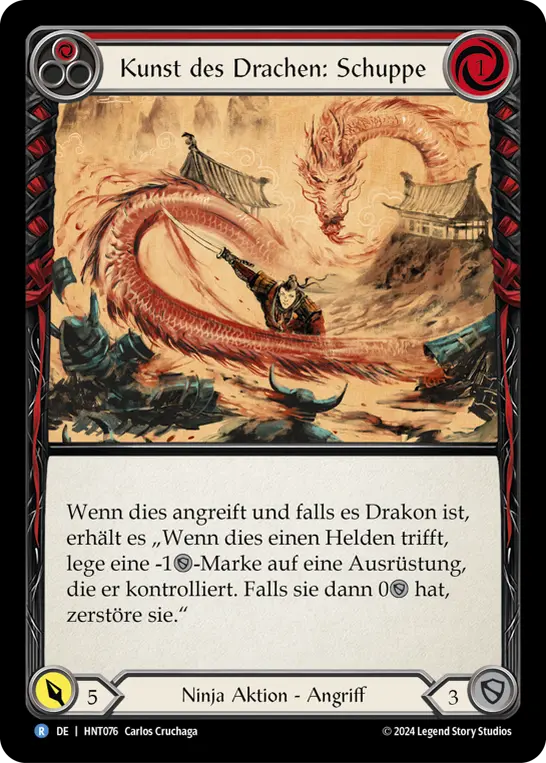 Card: Art of the Dragon: Scale (red)