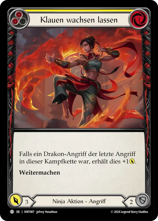 Card: Grow Claws (yel)