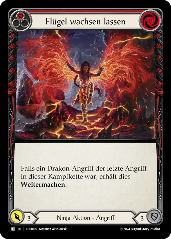 Card: Grow Wings (red)