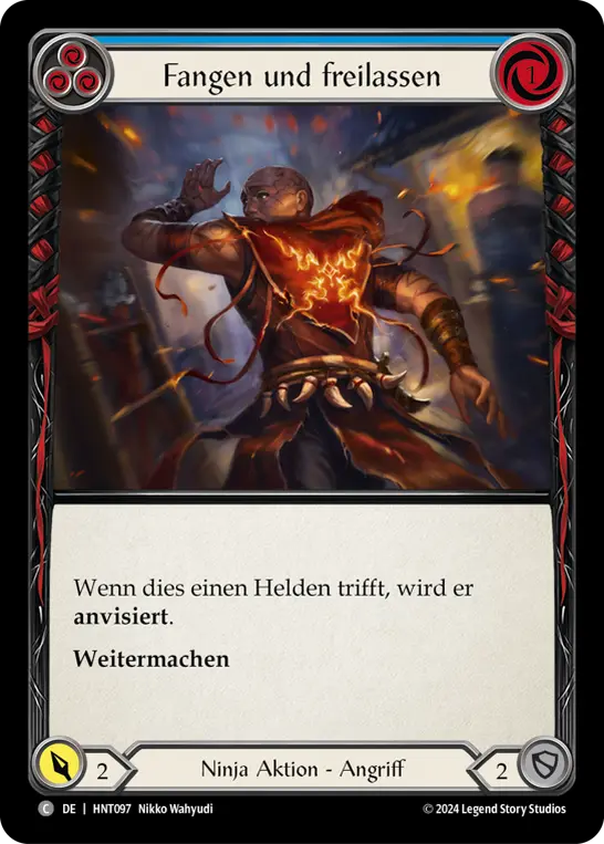 Card: Trap and Release (blu)