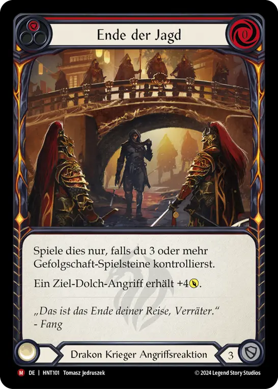 Card: Hunt's End (red)