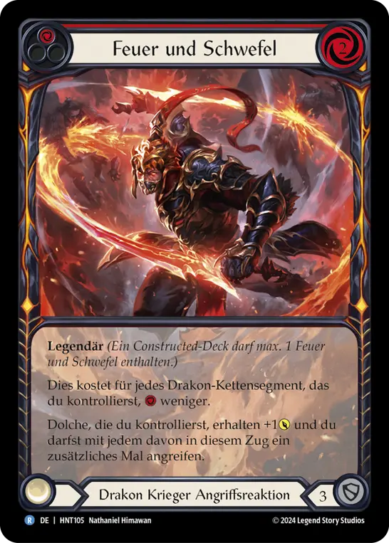Card: Fire and Brimstone (red)
