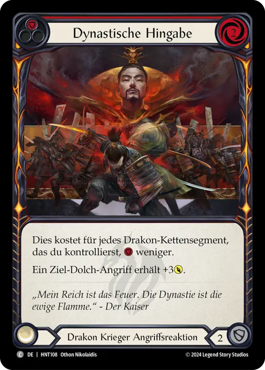 Card: Dynastic Dedication (red)