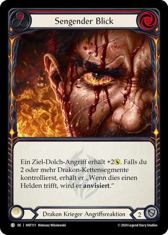 Card: Searing Gaze (red)