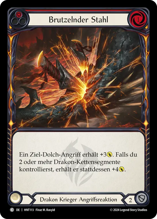 Card: Sizzling Steel (red)