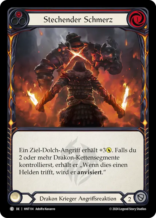 Card: Stabbing Pain (red)