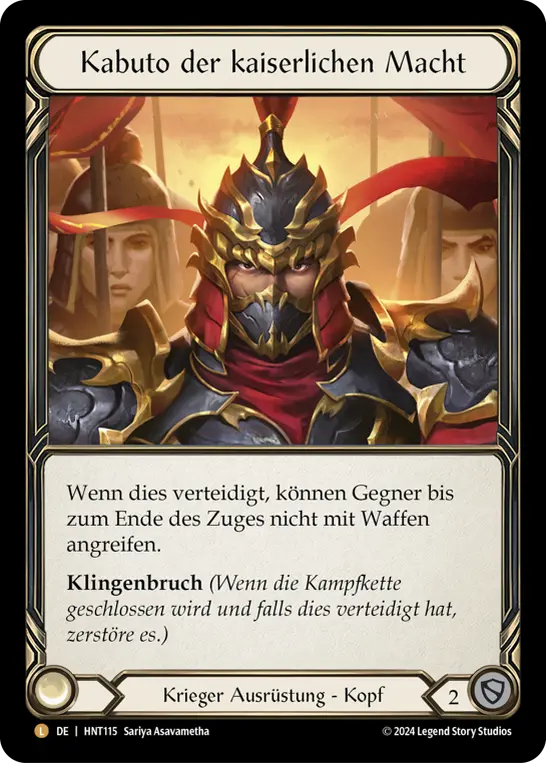 Card: Kabuto of Imperial Authority
