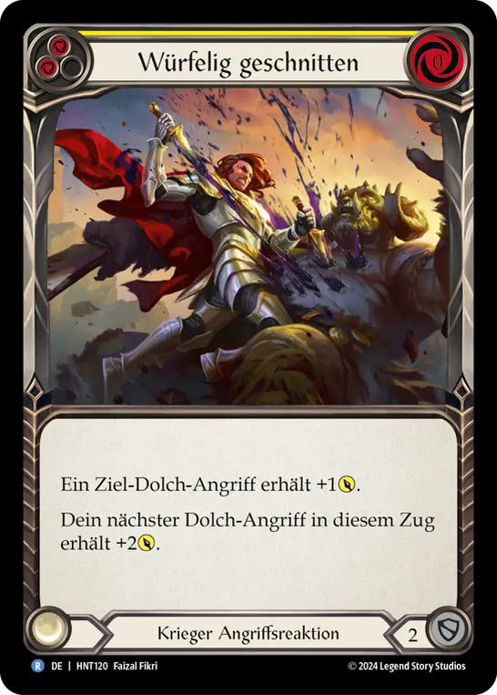 Card: Diced (yel)
