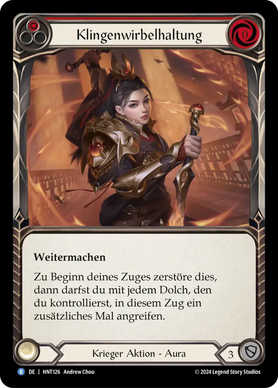 Card: Flurry Stance (red)