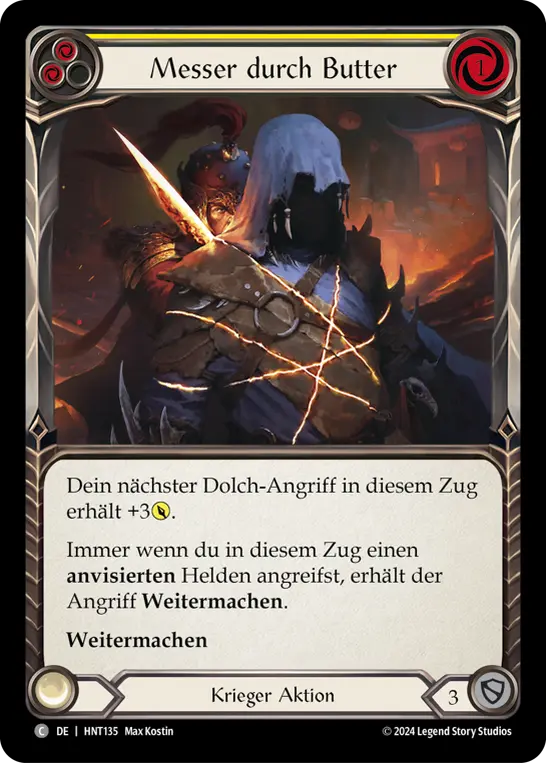 Card: Knife through Butter (yel)