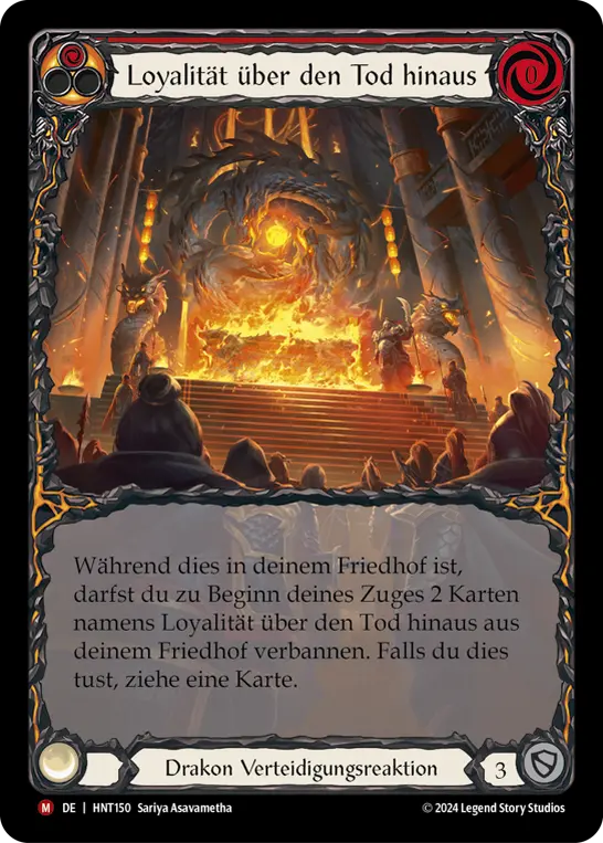 Card: Loyalty Beyond the Grave (red)