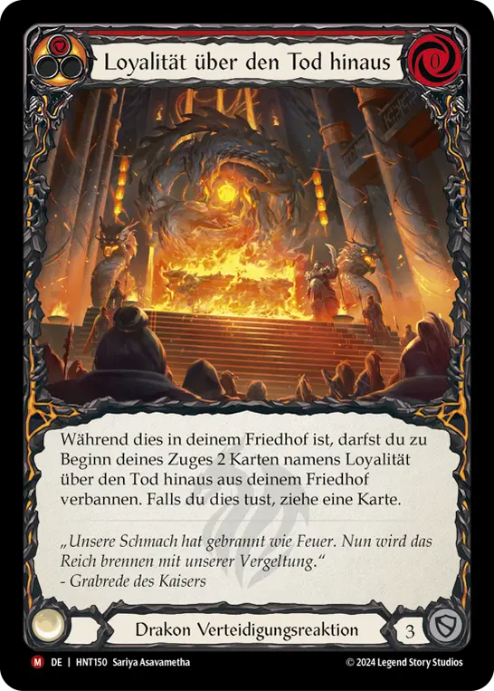 Card: Loyalty Beyond the Grave (red)