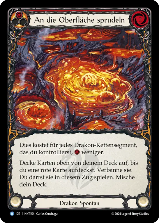 Card: Bubble to the Surface (red)