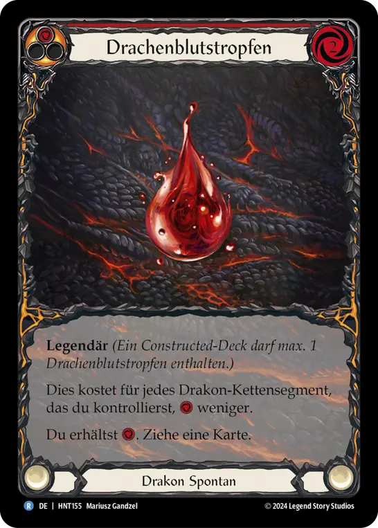 Card: Drop of Dragon Blood (red)