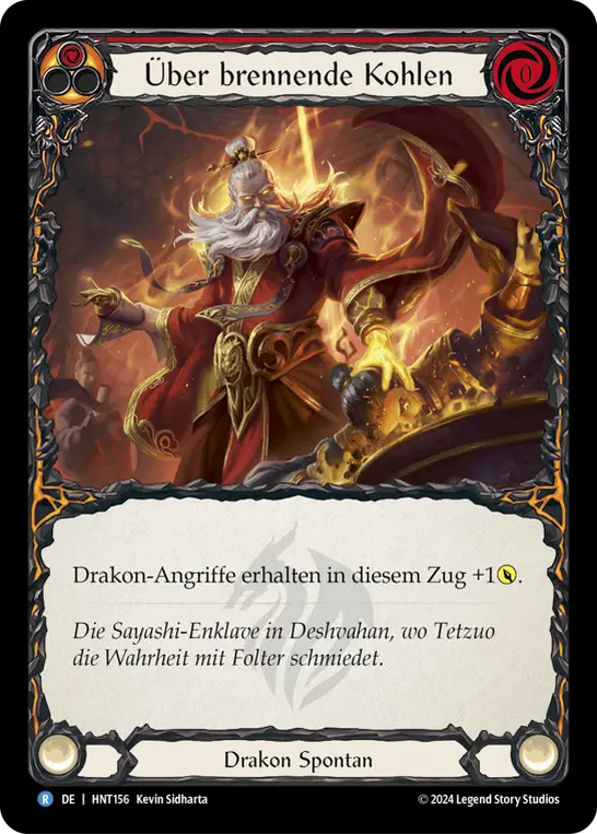 Card: Rake Over the Coals (red)