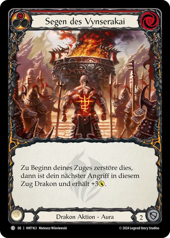 Card: Blessing of Vynserakai (red)
