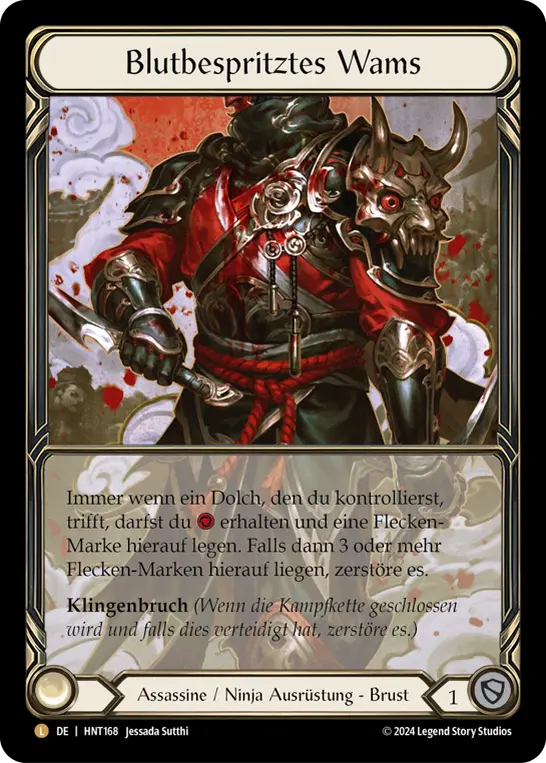 Card: Blood Splattered Vest