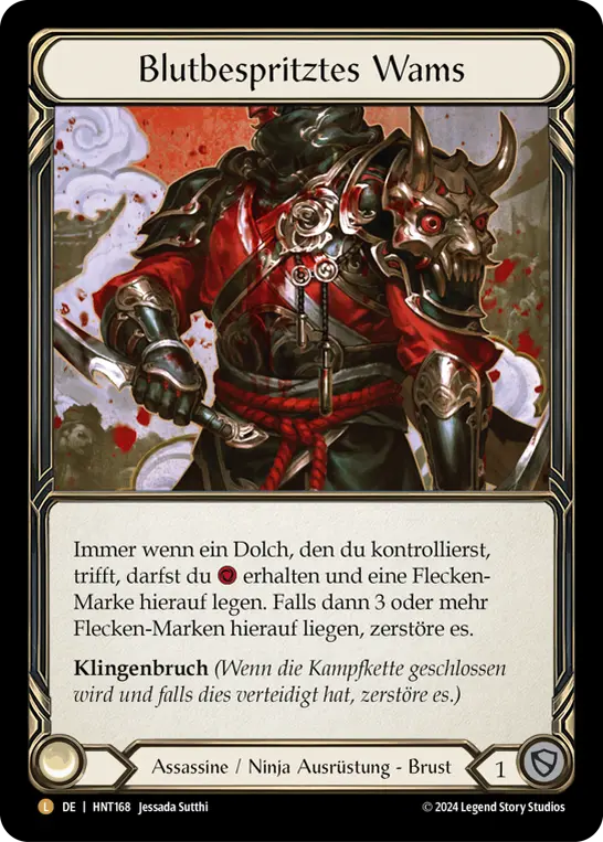 Card: Blood Splattered Vest