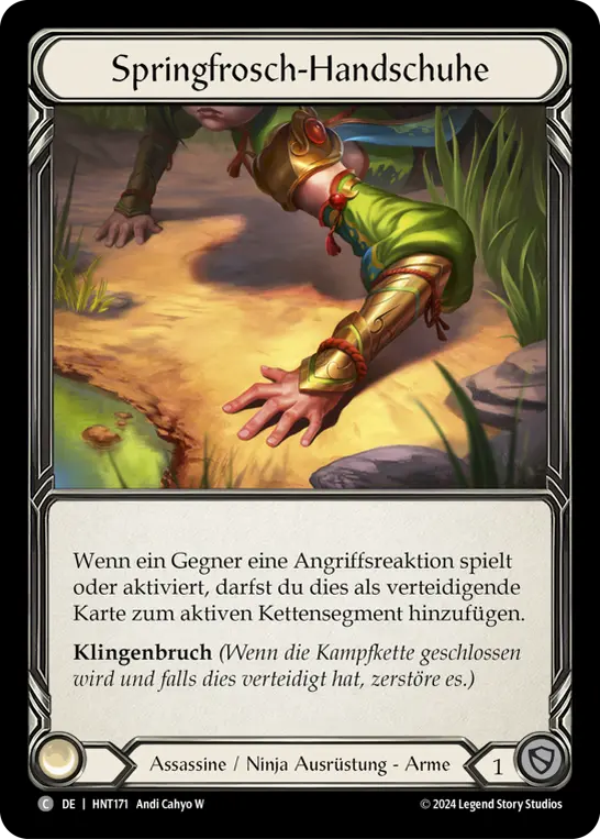 Card: Leap Frog Gloves