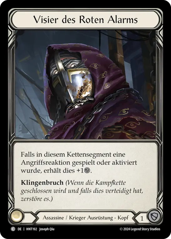 Card: Red Alert Visor
