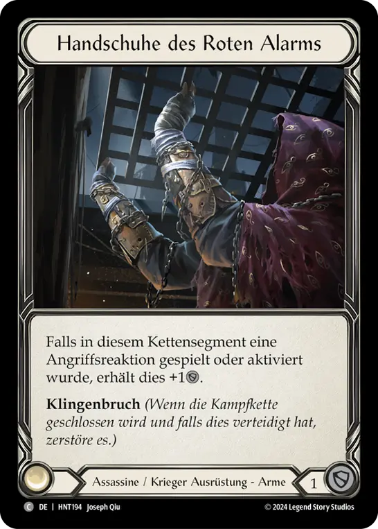Card: Red Alert Gloves