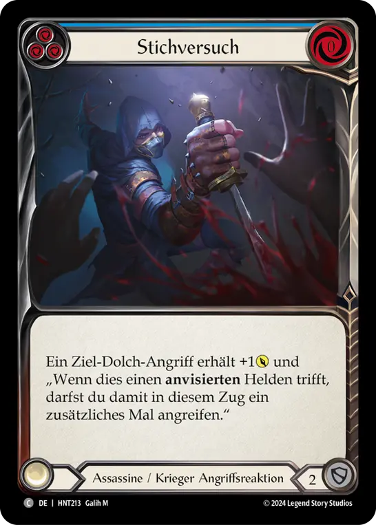 Card: Take a Stab (blu)