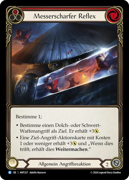 Card: Razor Reflex (red)