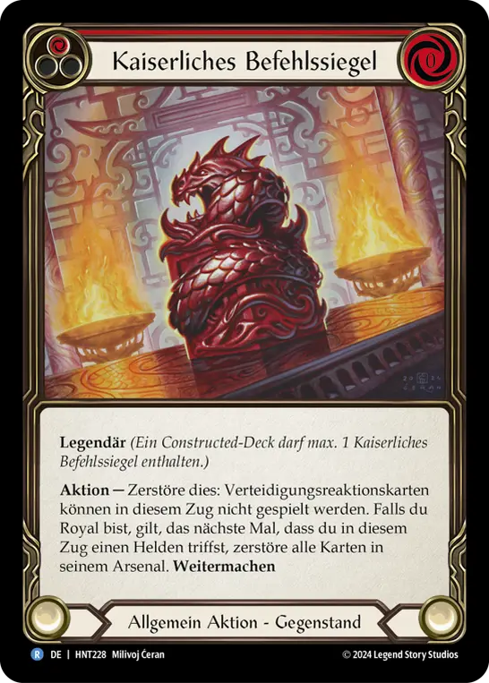 Card: Imperial Seal of Command (red)