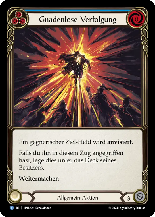 Card: Relentless Pursuit (blu)