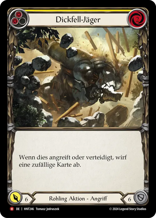 Card: Thick Hide Hunter (yel)