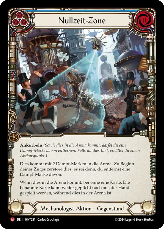 Card: Null Time Zone (blu)