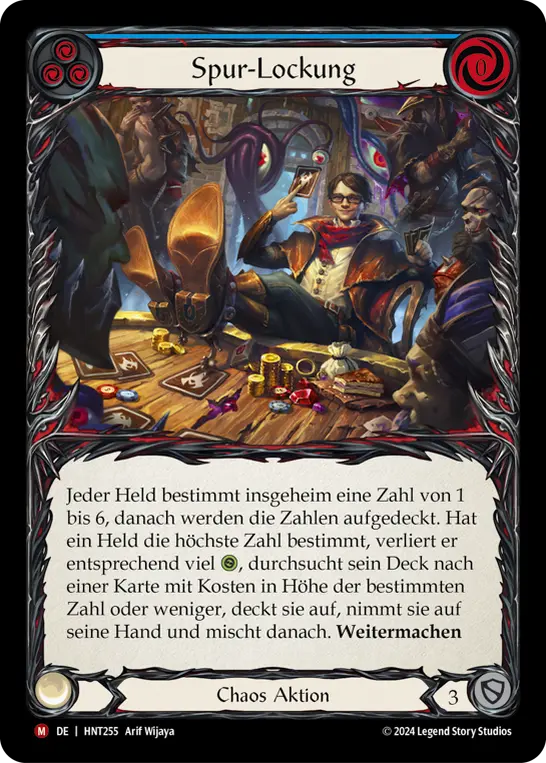 Card: Spur Locked (blu)