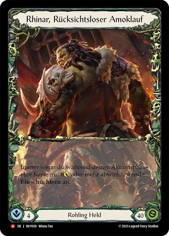 Card: Rhinar, Reckless Rampage