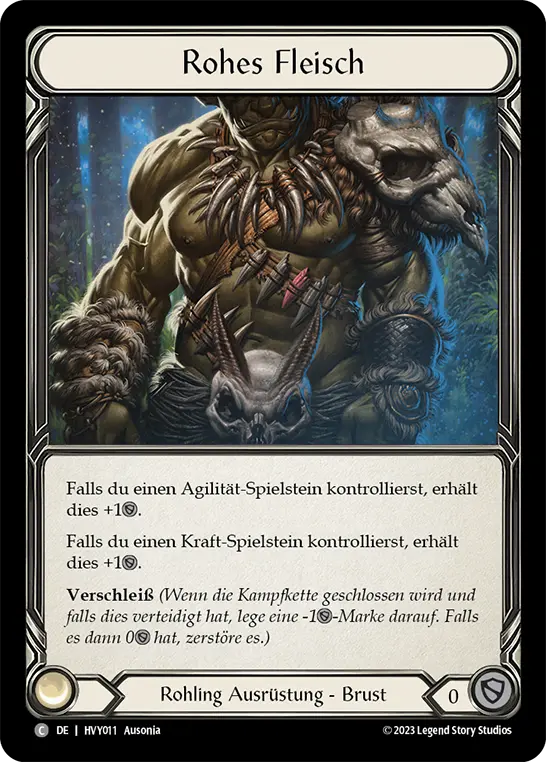 Card: Raw Meat