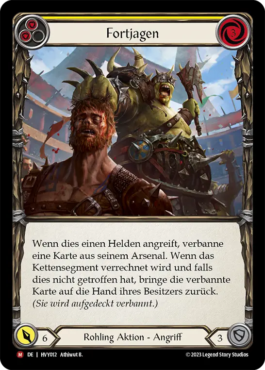Card: Send Packing (yel)