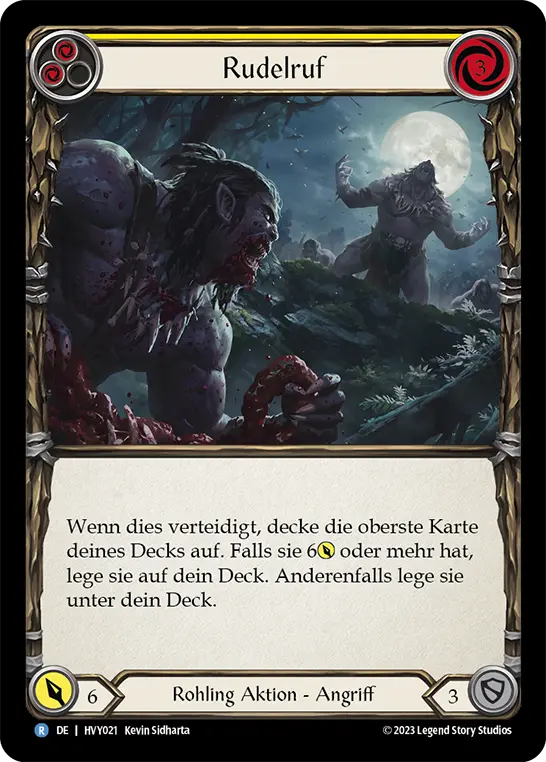 Card: Pack Call (yel)