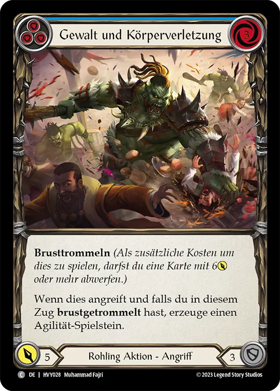 Card: Assault and Battery (blu)