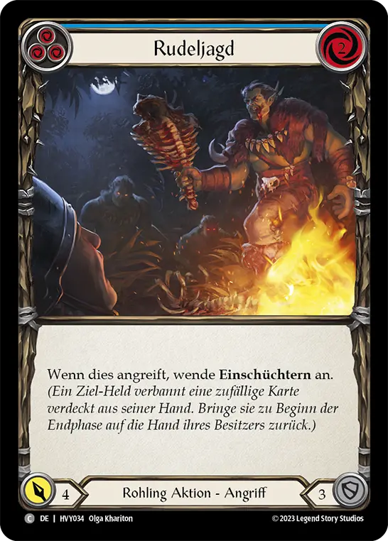 Card: Pack Hunt (blu)